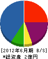 富士精罐商事 貸借対照表 2012年6月期