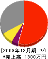 江本塗装工業 損益計算書 2009年12月期