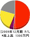 駒井設備工業 損益計算書 2009年12月期