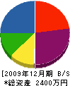 戸塚産業 貸借対照表 2009年12月期