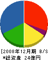 日栄商事 貸借対照表 2008年12月期