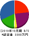 石川鉄工 貸借対照表 2010年10月期