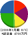 富士グラウトテクノ 貸借対照表 2008年3月期