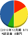 広川土建 貸借対照表 2012年12月期