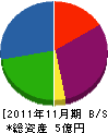 湘南総建 貸借対照表 2011年11月期