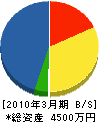 遠藤設備工業 貸借対照表 2010年3月期