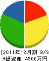 鍋島振興 貸借対照表 2011年12月期