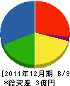 加藤工務店 貸借対照表 2011年12月期