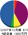 グリーンセンター荒井 貸借対照表 2007年12月期