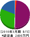 嘉藤産業 貸借対照表 2010年3月期