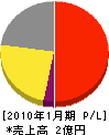 平和プロパン瓦斯 損益計算書 2010年1月期