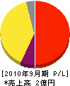 西日本電工社 損益計算書 2010年9月期
