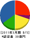 中北電機 貸借対照表 2011年3月期