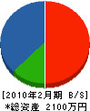 小菅造園 貸借対照表 2010年2月期