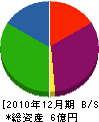 宇田見建設 貸借対照表 2010年12月期