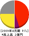 田邉工業所 損益計算書 2009年4月期