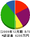中村工務店 貸借対照表 2009年12月期