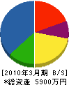 武井商会 貸借対照表 2010年3月期