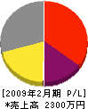 福井装飾 損益計算書 2009年2月期