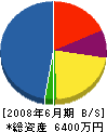 中勝工業 貸借対照表 2008年6月期