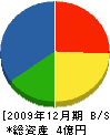 丸金金澤建設工業 貸借対照表 2009年12月期