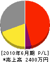 塚元シーリング 損益計算書 2010年6月期