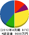 ヤマグチ電機 貸借対照表 2012年4月期