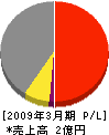 桐澤電気 損益計算書 2009年3月期