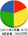 青垣（同） 貸借対照表 2011年3月期
