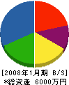 辻鈑金工業 貸借対照表 2008年1月期