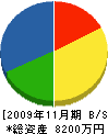 山本組 貸借対照表 2009年11月期