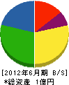 平田造園 貸借対照表 2012年6月期