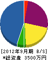 永島グリーン企画 貸借対照表 2012年9月期