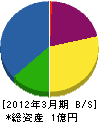 堀田板金工業所 貸借対照表 2012年3月期