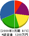 須藤造園土木 貸借対照表 2008年3月期