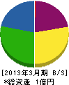鈴木電業 貸借対照表 2013年3月期