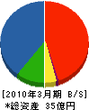 九州日立 貸借対照表 2010年3月期