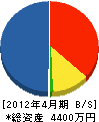大平総合プラン 貸借対照表 2012年4月期