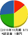木村組 貸借対照表 2010年10月期