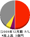 福島舗装 損益計算書 2009年12月期