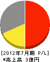 今井住建 損益計算書 2012年7月期