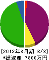 渋谷工務店 貸借対照表 2012年6月期
