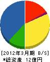 中日本ロード・メンテナンス東京 貸借対照表 2012年3月期