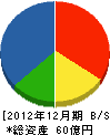 丸増ベニヤ商会 貸借対照表 2012年12月期
