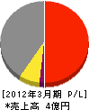 宮崎建設 損益計算書 2012年3月期