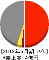 日本アドックス 損益計算書 2013年5月期