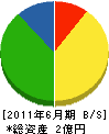 浅野電設 貸借対照表 2011年6月期