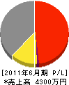 三田工務店 損益計算書 2011年6月期