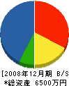 浜田組 貸借対照表 2008年12月期