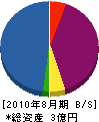 マルヤマ 貸借対照表 2010年8月期